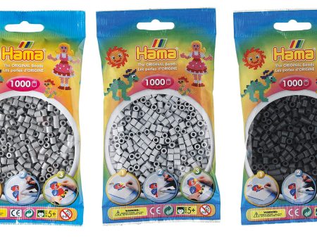 Happy Price Toys Hama (Kon-24) Midi - Cuentas convulut para planchar (3 colores, gris) Embalaje Deteriorado Discount