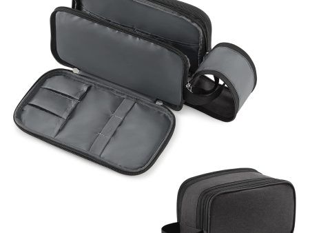 Neceser de Viaje Lifewit para Hombre y Mujer, Estuche de Maquillaje Grande, Organizador de Baño y Viaje, Bolsa de Aseo Impermeable, Mediano, Negro Embalaje Deteriorado Online