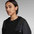 Sudadera G-Star Raw Teddy Woven Mix para Mujer S Discount