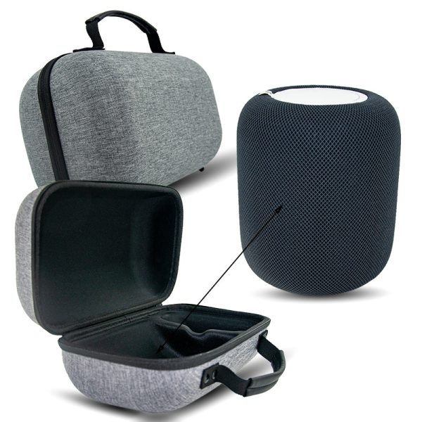 For Apple HomePod 1st   2nd Generation Speaker Hard Carrying Case EVA+Oxford Cloth+Polyester Storage Bag Online Hot Sale