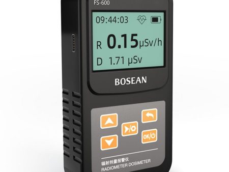 BOSEAN FS-600 Nuclear Radiation Detector Geiger Counter X-ray Beta Gamma Tester GM Counter Dose Rate Real-time Dosimeter Online Hot Sale