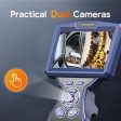 MS550 2m Wire 360-Degree Rotation 8.5mm Dual Lens Endoscope 5-inch Screen Industrial Inspection Camera Sale