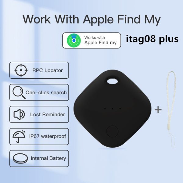 itag08 Portable Pet Tracker Bluetooth Item Finder for Apple Device Anti-Loss Locator Online Hot Sale