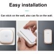 B209 Home Wireless Doorbell Colorful Light Remote Smart Calling Bell, 1 Transmitter+2 Receivers Discount