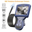 MS550 5m Wire 5-inch Screen Industrial Endoscope 360-Degree Rotation 8.5mm Dual Lens Borescope Inspection Camera Cheap