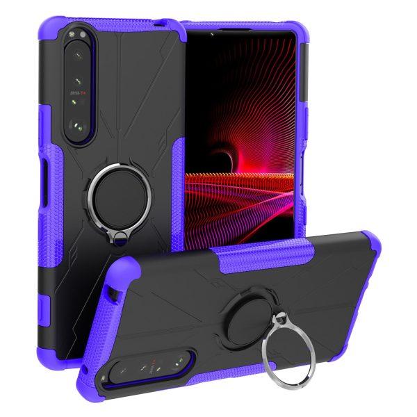 Shockproof Case for Sony Xperia 1 III 5G Anti-Drop Phone Case Hard PC Soft TPU Phone Protector with Kickstand Discount