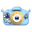 X200 Spaceman Decor Dual-Lens Kid s Educational Camera Mini Size High Definition Children Video Camera Toy for Boys Girls Cheap