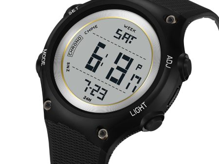 SANDA 2141 Youth Student Outdoor Sports Electronic Watch 50m Water Resistant Night Light Display Watch For Discount