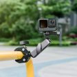 Motorcycle Handlebar Bike Mount Clamp Clip Aluminum Alloy Nylon Camera Holder for GoPro Hero 10 9   Insta360    Online