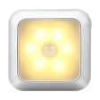 Square Human Infrared Sensor Light Smart Home Wardrobe Aisle Light Control Lamp Creative Night Light on Sale