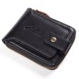 GUBINTU Retro Top Layer Cowhide Leather Men Short Wallet RFID Blocking Cards Cash Carrying Bag Online Hot Sale