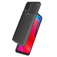 Carbon Fiber Texture Anti-Drop TPU Phone Case Cover for Motorola Moto G Stylus 5G (2021) For Sale