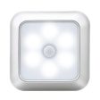 Square Human Infrared Sensor Light Smart Home Wardrobe Aisle Light Control Lamp Creative Night Light on Sale