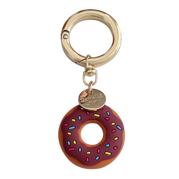 For Apple AirTag Bluetooth Tracker Donut Design Silicone Case Protective Cover with Ring Buckle Discount