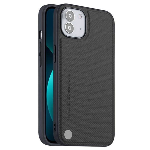 X-LEVEL for iPhone 12 6.1 inch 12 Pro 6.1 inch Kevlar II Series Carbon Fiber Texture Back Cover Fingerprint-Free PU Leather Coated TPU Phone Case Cheap