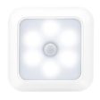 Square Human Infrared Sensor Light Smart Home Wardrobe Aisle Light Control Lamp Creative Night Light on Sale