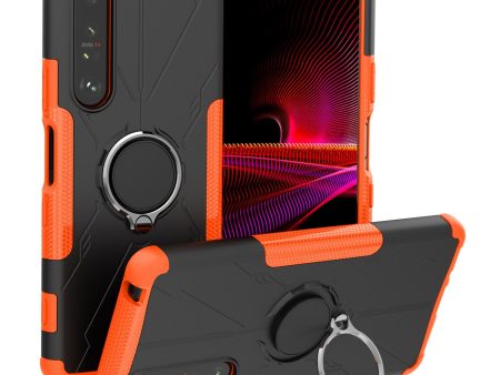 Shockproof Case for Sony Xperia 1 III 5G Anti-Drop Phone Case Hard PC Soft TPU Phone Protector with Kickstand Discount