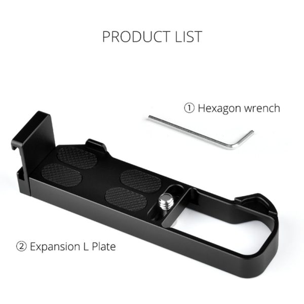 YELANGU CL9 For Canon G7X2   G7X3 Lightweight Aluminum Alloy Expansion L Plate with Wrench Sale