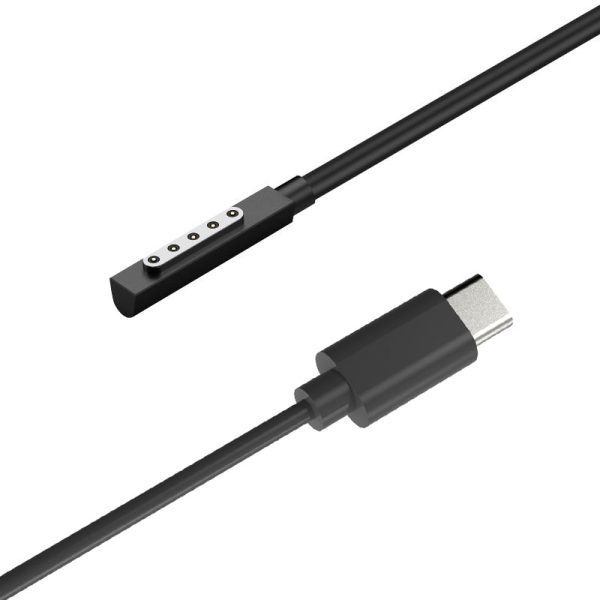 PD 65W Fast Charging Cable for Microsoft Surface RT   Surface Pro 1 2 , Magnetic Type-C Cable Power Supply Wire Supply