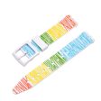 For Swatch Wrist Band Stylish Pattern Printed Silicone Adjustable Watch Strap 16mm Discount