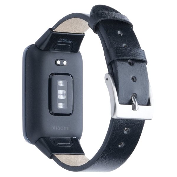 For Xiaomi Mi Band 7 Pro Genuine Cow Leather Watch Strap Adjustable Wristband Online Sale