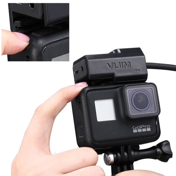 VIGIM GP-3 Sports Camera Cage Expansion Hot Shoe Mic Bracket for GoPro For Cheap