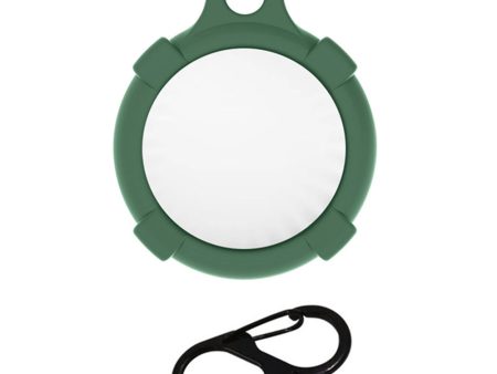 Keyring Case Holder for MOMAX Airtag Tracker Silicone Anti-Scratch Cover with Anti-lost Carabiner Buckle Online now