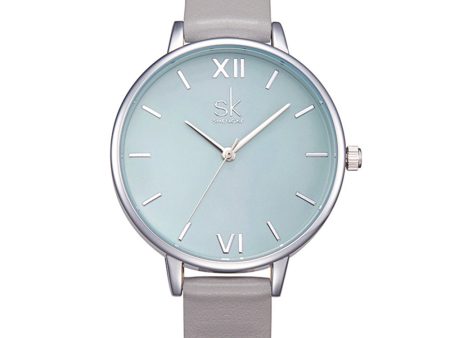 SK Fashionable Women s Quartz Watch with Precise Time Display for Teen Girls Daily Use Discount