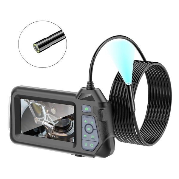 M60 1m Wire Inspection Camera 5mm Single-Lens 4.3-inch HD Screen 6-LED Industrial Endoscope Sale